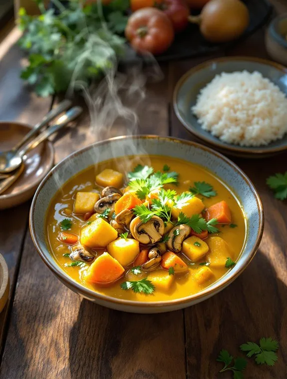 soul warming vegetarian curry recipe