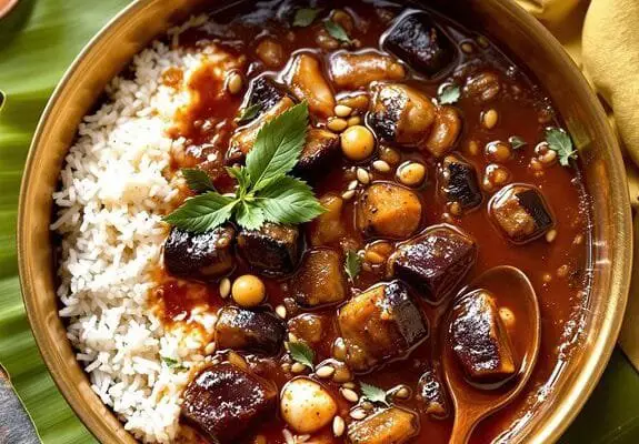 south indian brinjal curry
