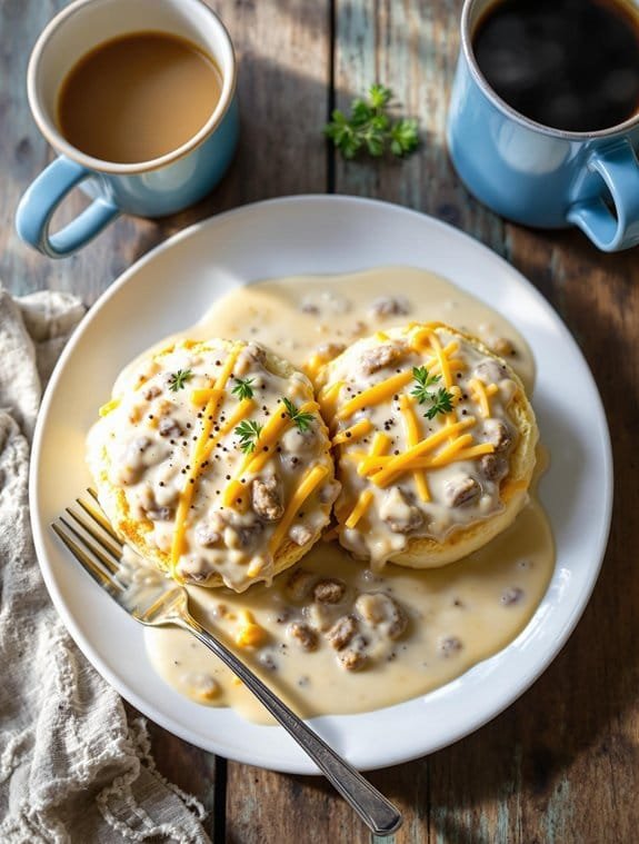 Southern-Style Sausage Biscuits & Gravy Recipe