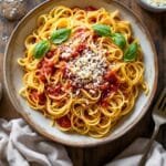 spaghetti squash marinara dish