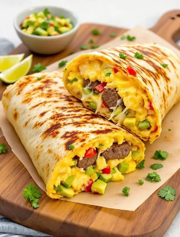 Sizzling Spicy Morning Burrito Recipe