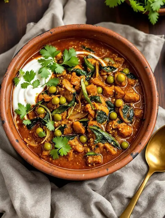 spicy indian vegetable curry