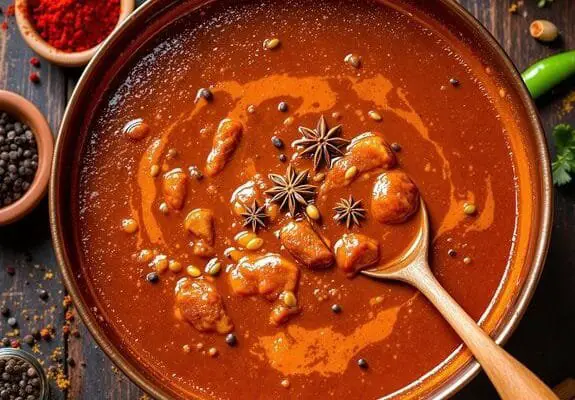 Fiery Smooth Vindaloo Gravy: A Restaurant Recipe
