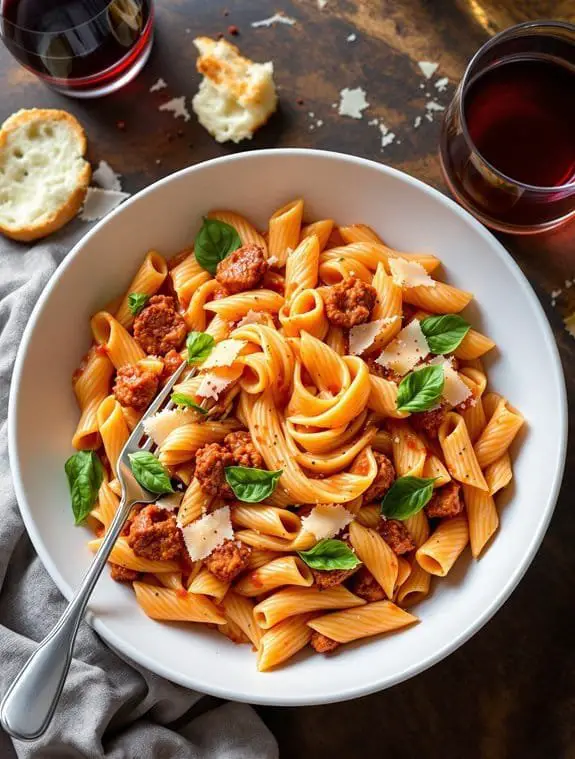 Spicy Italian Sausage Pasta Recipe