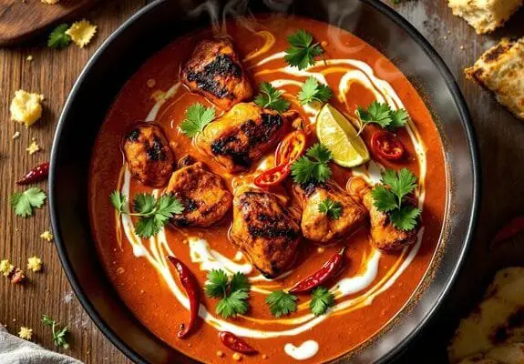 spicy naga chicken curry