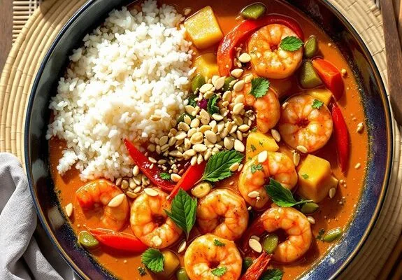 Spicy Thai Shrimp Coconut Curry Recipe
