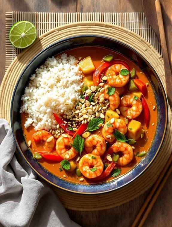 Spicy Thai Shrimp Coconut Curry Recipe
