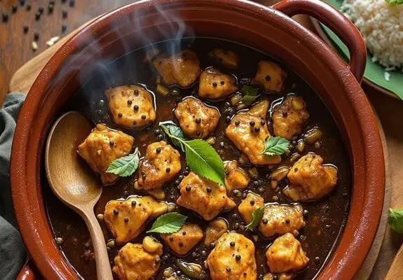 Spicy South Indian Pepper Chicken Recipe