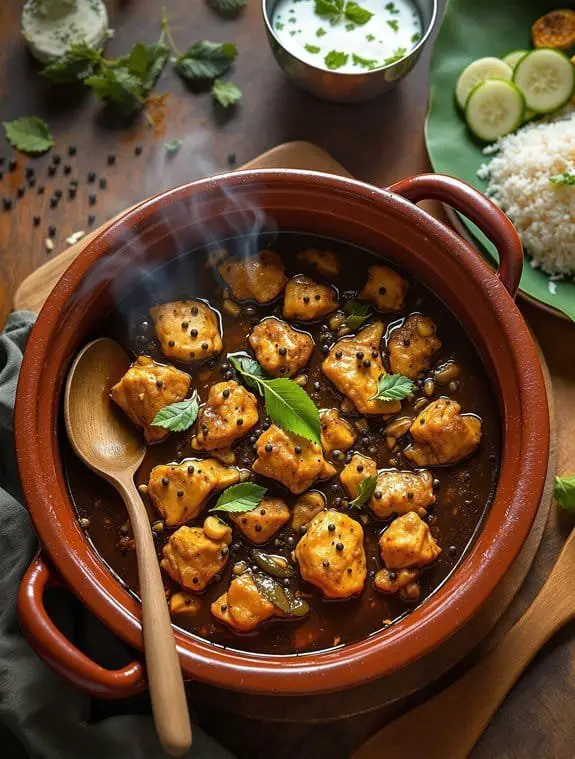 Spicy South Indian Pepper Chicken Recipe