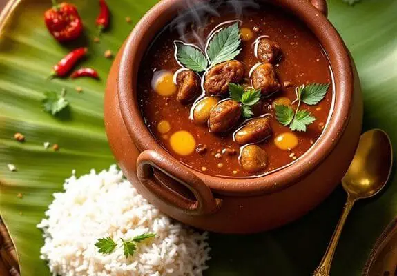 Spicy South Indian Vatha Kuzhambu Recipe