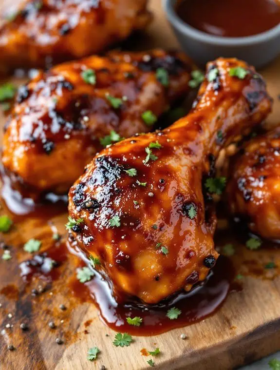 sticky bbq chicken drumsticks