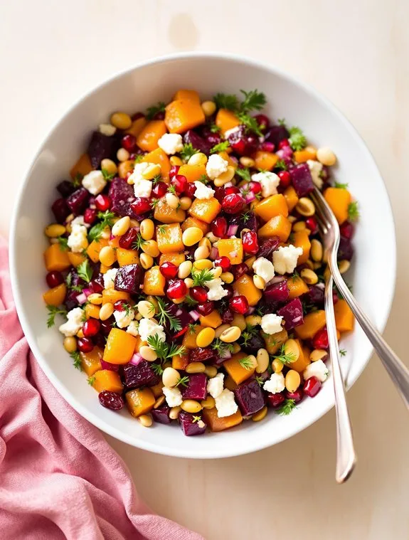 sweet and earthy beet salad