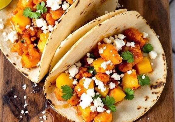 sweet and spicy tacos