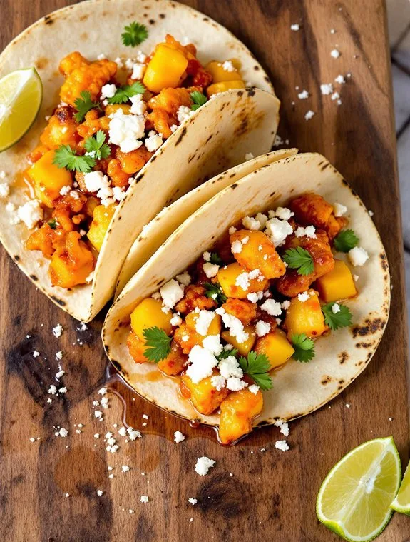 Sweet & Spicy Pineapple-Cauliflower Taco Recipe