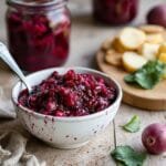 sweet and tangy beetroot chutney