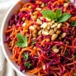 sweet crunchy beet slaw