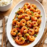 sweet honey shrimp dish