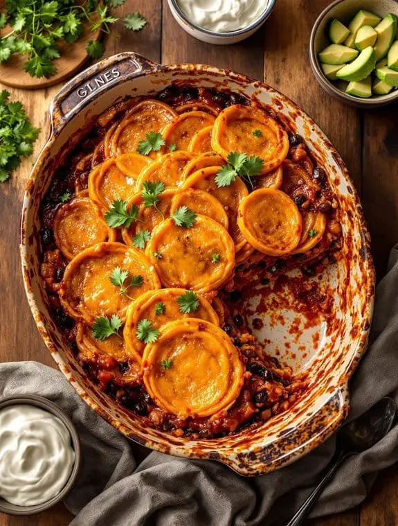 Sweet Potato Black Bean Casserole Recipe