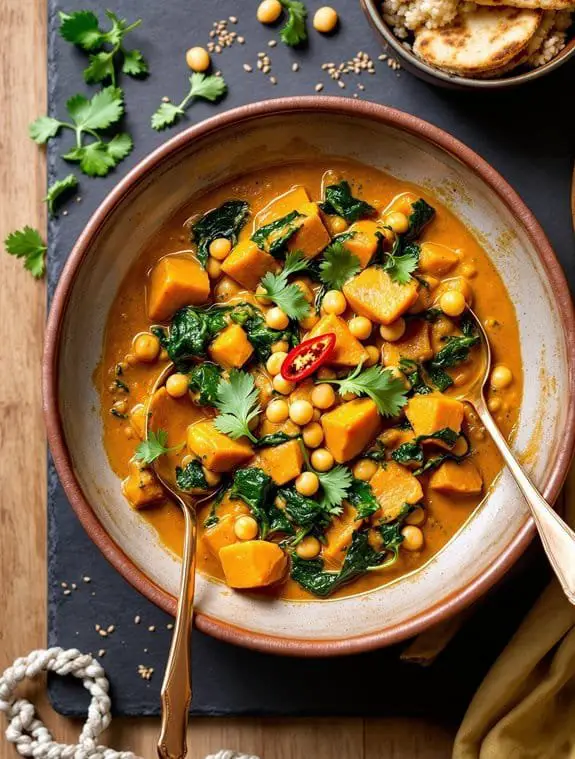 Sweet Potato & Spinach Curry Recipe