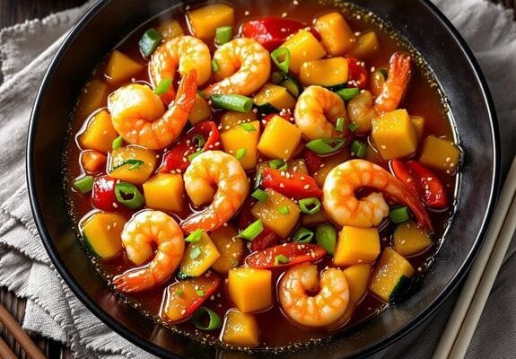 sweet sour shrimp date recipe