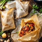 tender paper wrapped chicken