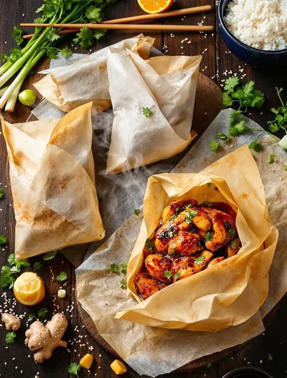 Aromatic Asian Paper-Wrapped Chicken Recipe