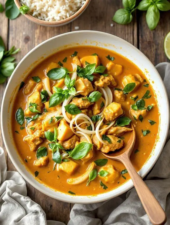 Aromatic Thai Basil Chicken Curry Recipe
