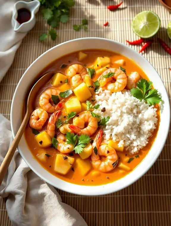Creamy Thai Shrimp & Pineapple Curry Recipe