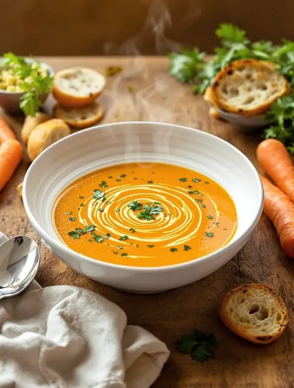 therapeutic carrot soup preparation