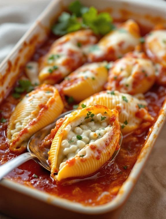 therapeutic italian stuffed shells