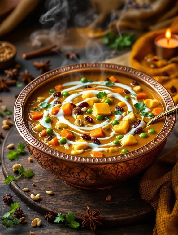 toasted nuts enhance korma