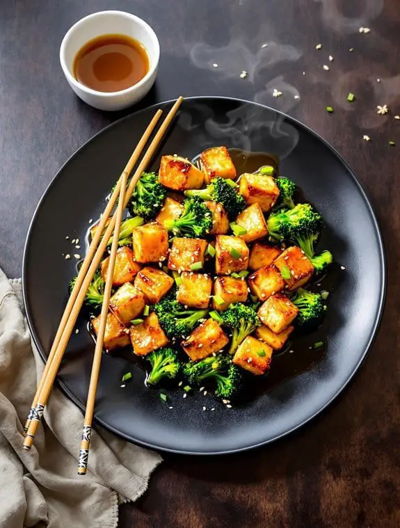 Crispy Asian Tofu & Broccoli Stir-Fry Recipe