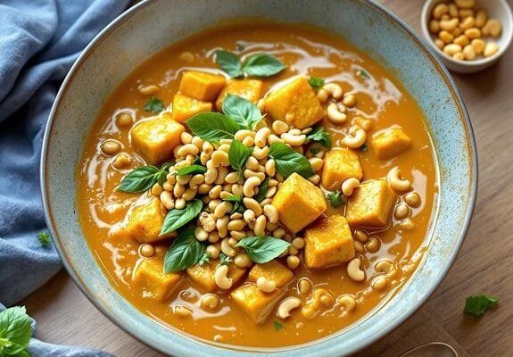 tofu curry with coconut