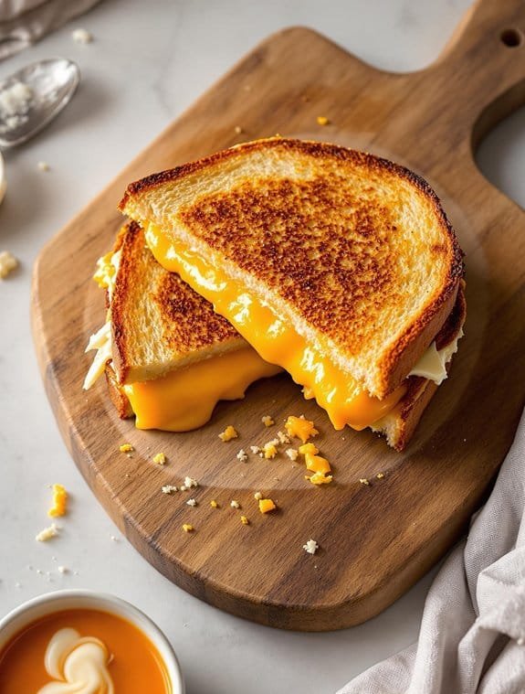 Ultimate Creamy Grilled Cheese Recipe