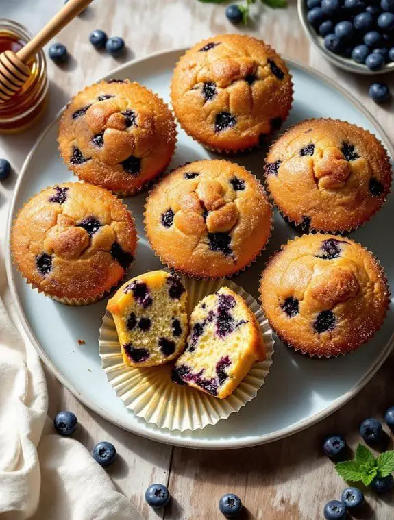 Fluffy Homemade Vegan Blueberry Muffins Recipe
