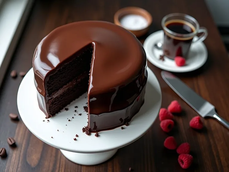 Rich & Moist Vegan Dark Chocolate Cake Recipe