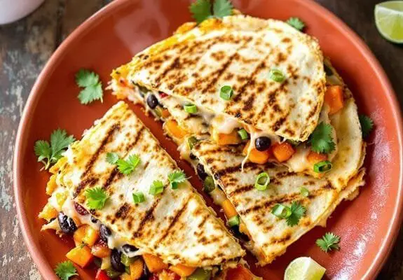 Spicy Southwest Vegan Quesadilla Recipe
