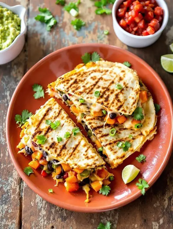 Spicy Southwest Vegan Quesadilla Recipe