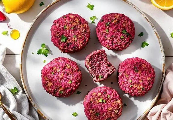 vibrant beetroot falafel recipe