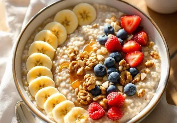 Cozy Morning Oatmeal & Fresh Fruit Recipe