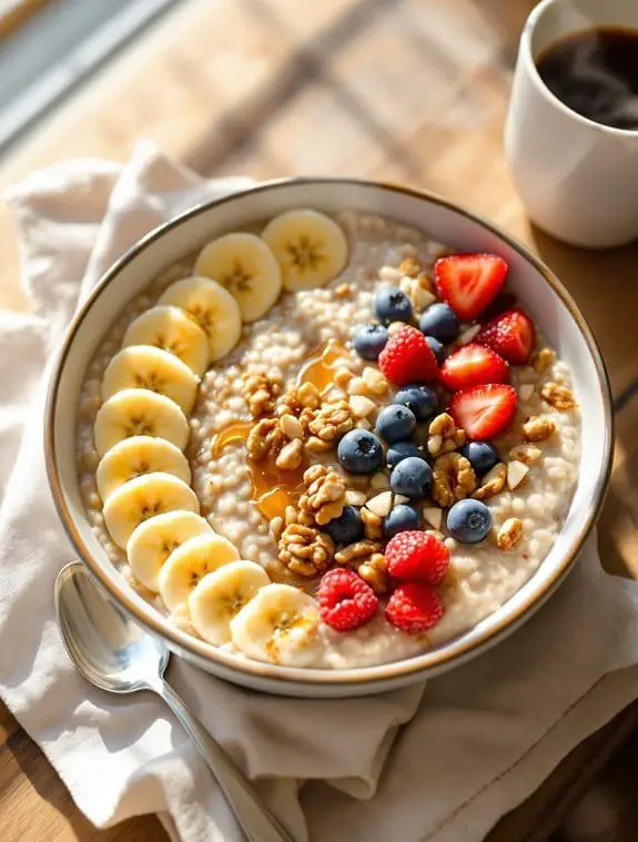 Cozy Morning Oatmeal & Fresh Fruit Recipe