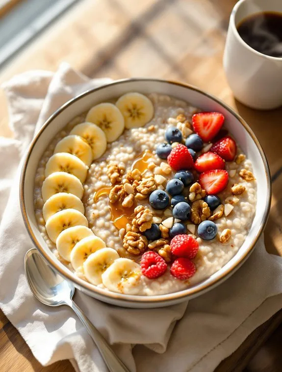 Cozy Morning Oatmeal & Fresh Fruit Recipe