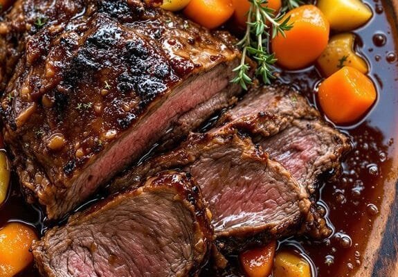 Wine-Braised Sunday Pot Roast Recipe