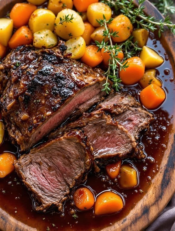 Wine-Braised Sunday Pot Roast Recipe