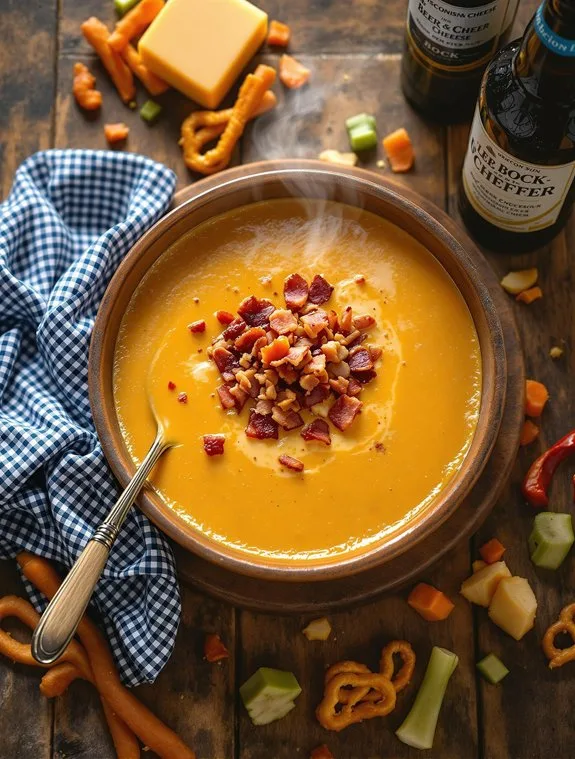 Cozy Wisconsin Beer & Cheese Soup Recipe