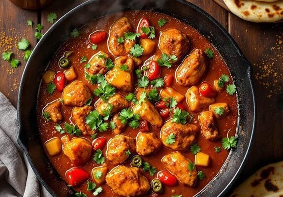 wok style kadai chicken recipe
