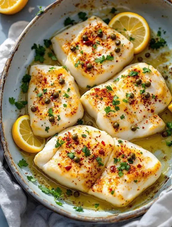 zesty mediterranean baked cod