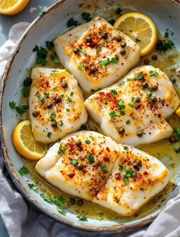 zesty mediterranean baked cod